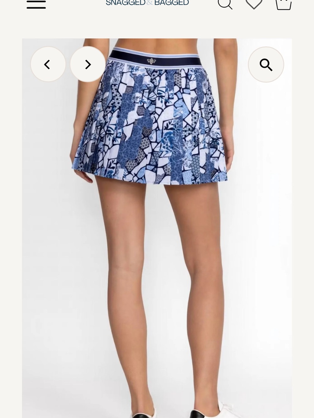 BEE ACTIVE PLEATED TENNIS SKIRT